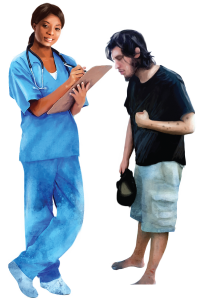 patient and nurse